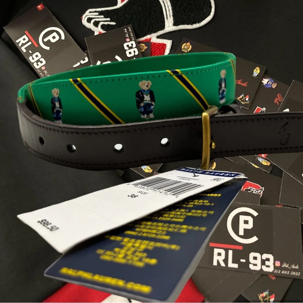 Ralph Lauren polo bear belt